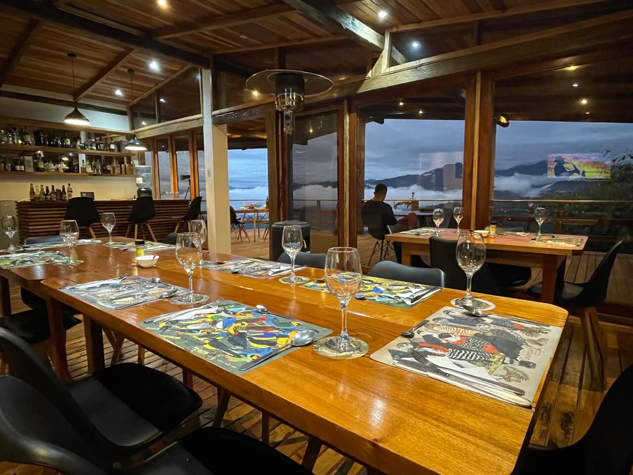 Scenic dining spaces