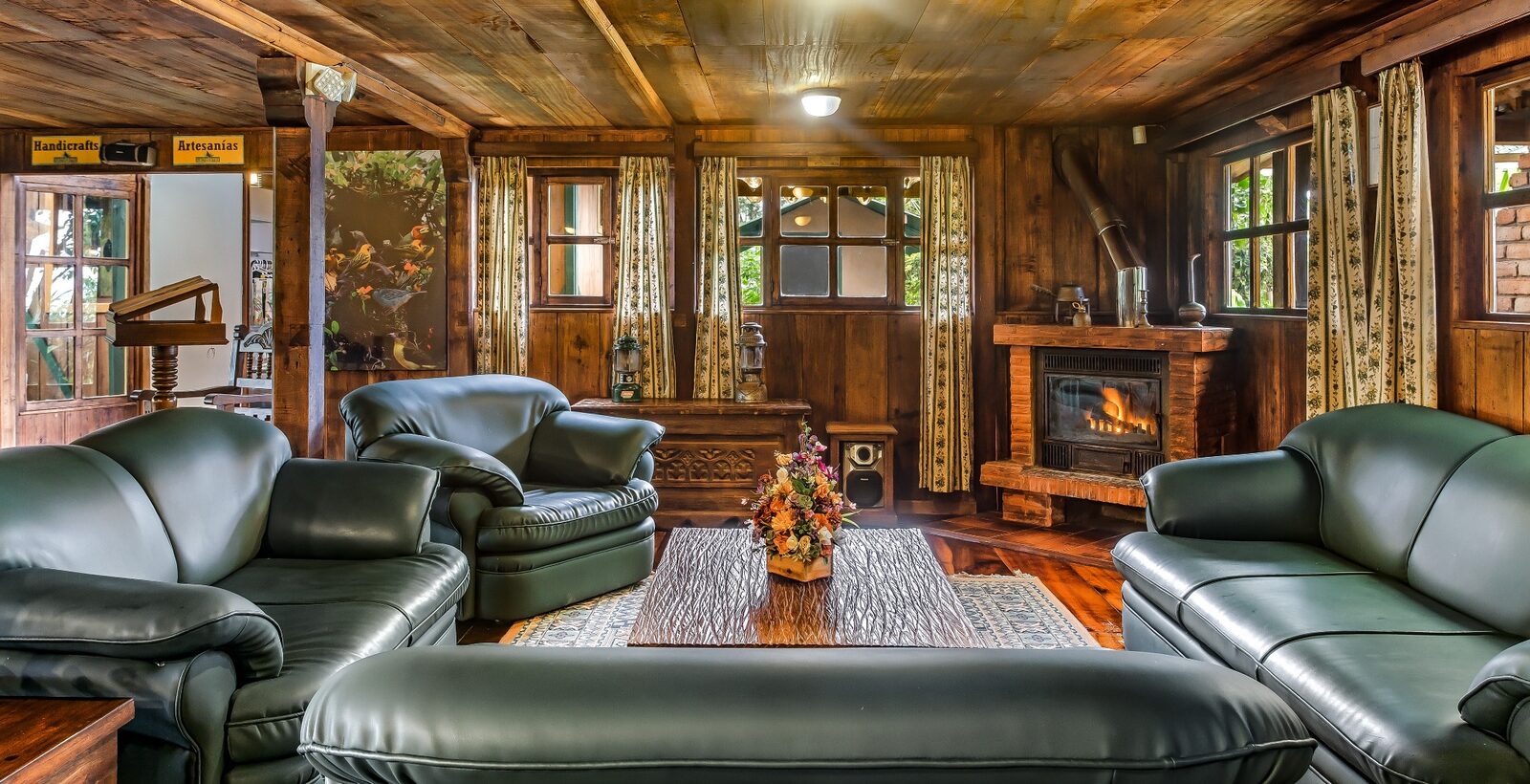 Fireside lounge