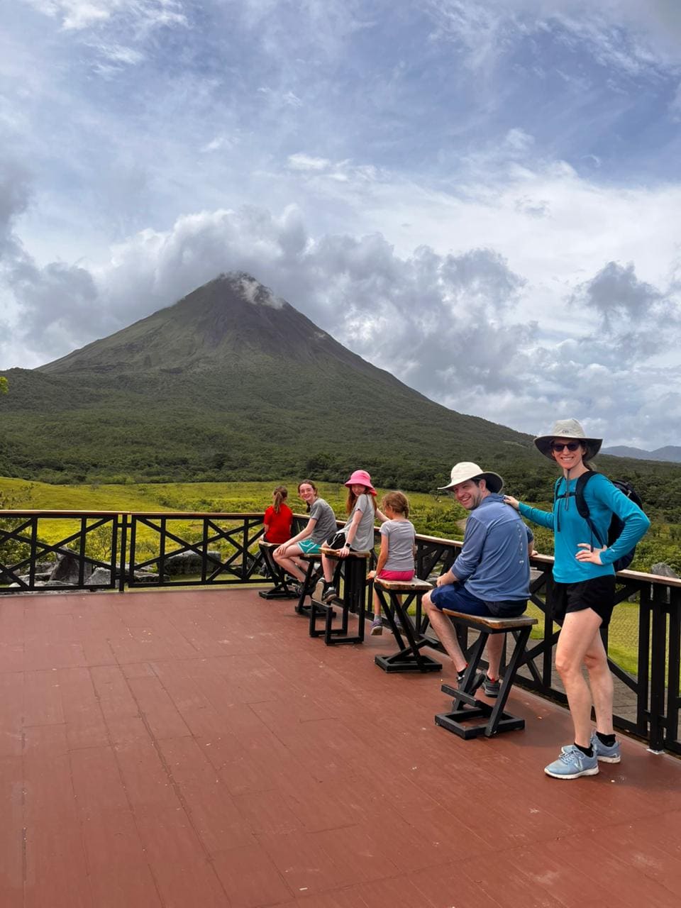 Rocky path through the 1968 lava flow, Arenal