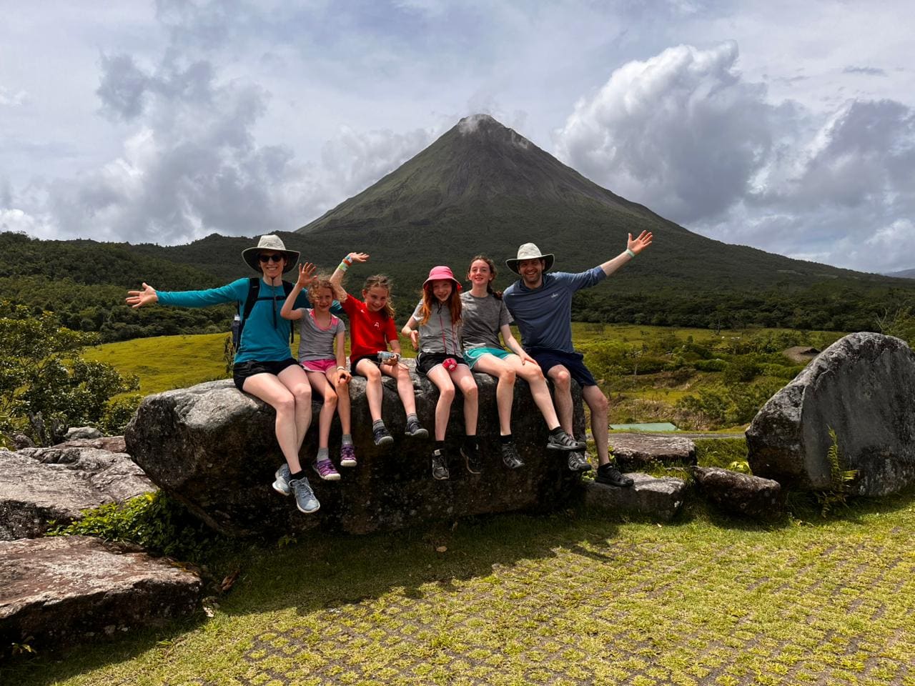 Arenal Volcano cone seen from the 1968 trail viewpoint