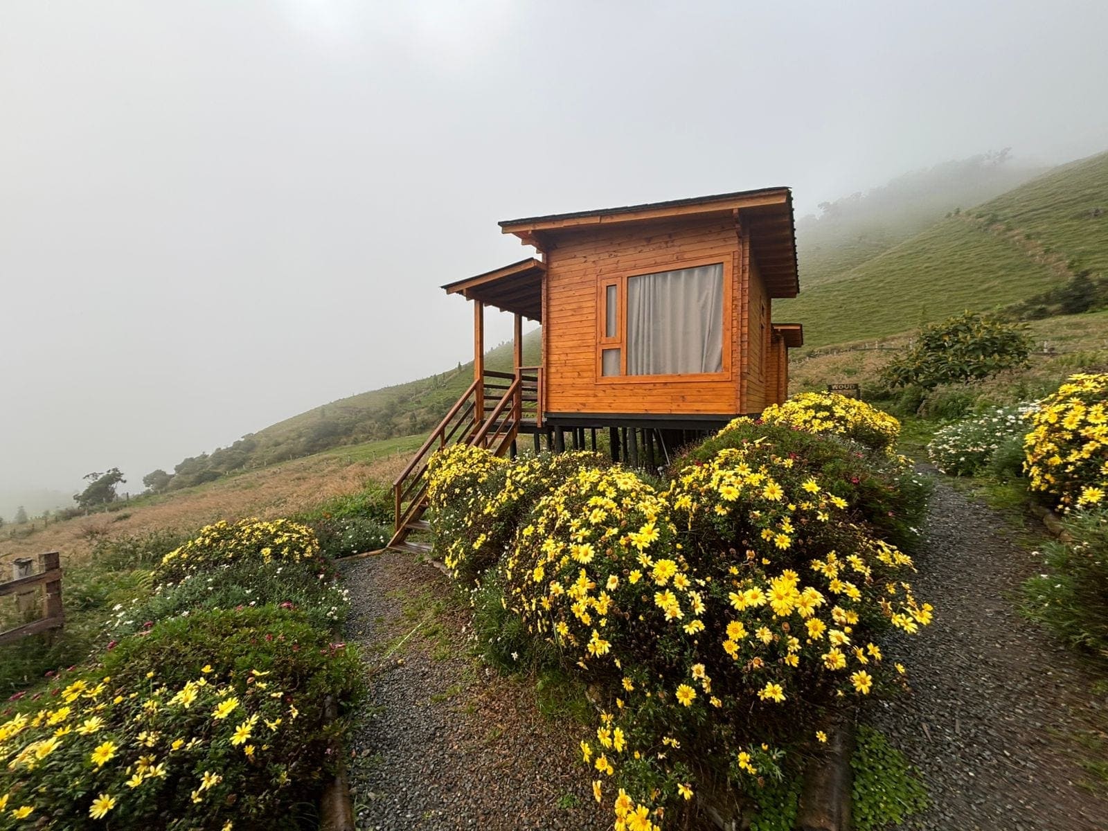 Páramo lodge cabin in the Colombian Andes