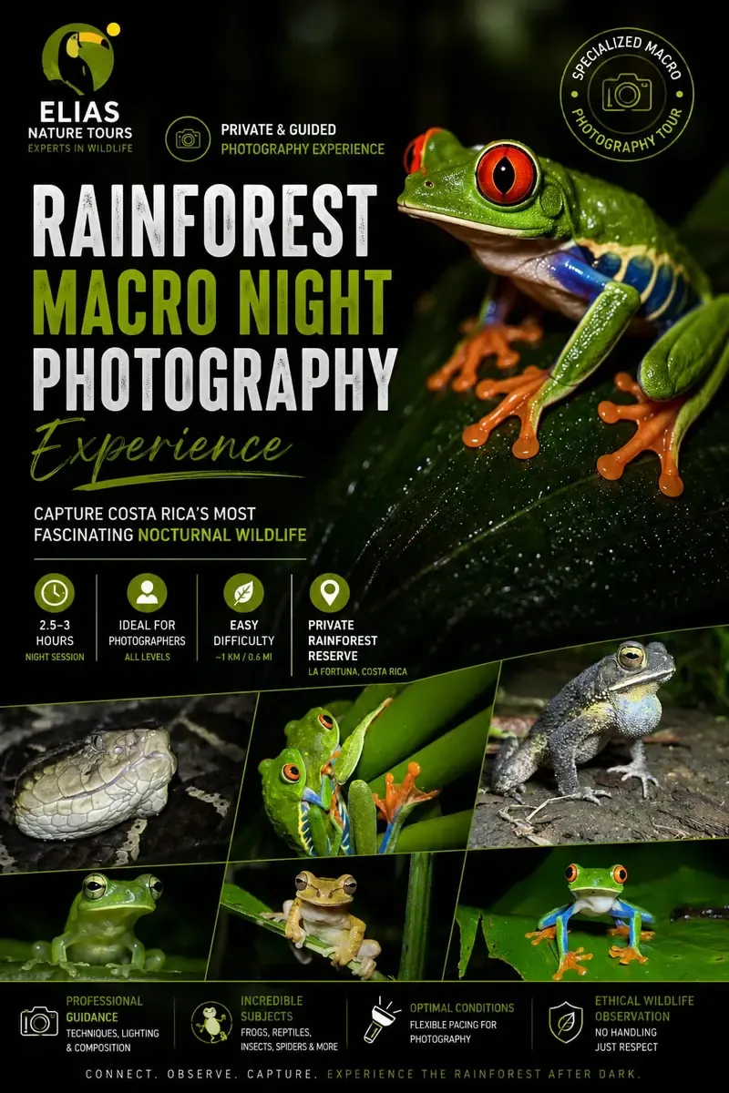 Rainforest Macro Night Photography — Private Experience
