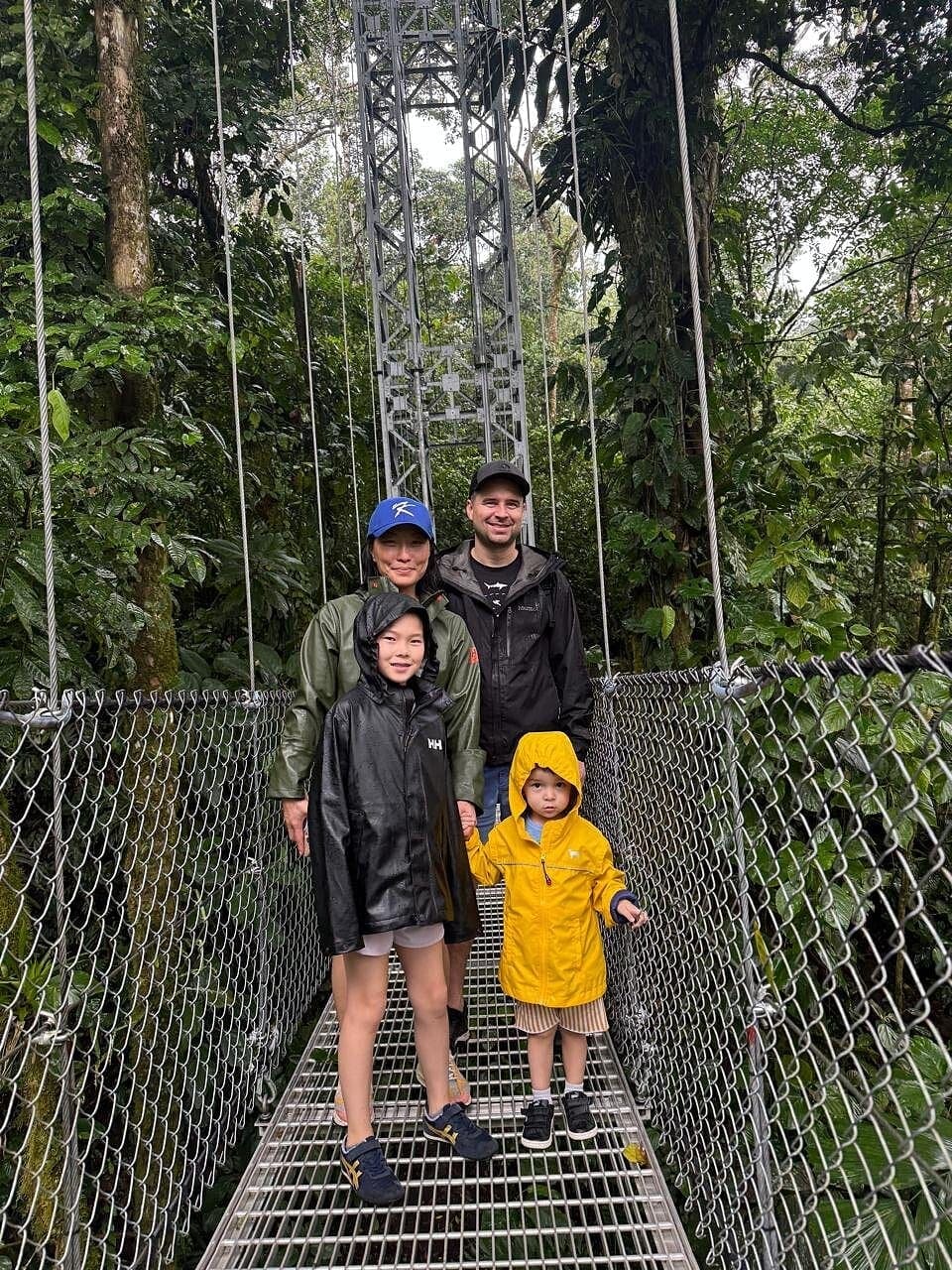 Volcano viewpoint at Mistico Park near Arenal Volcano