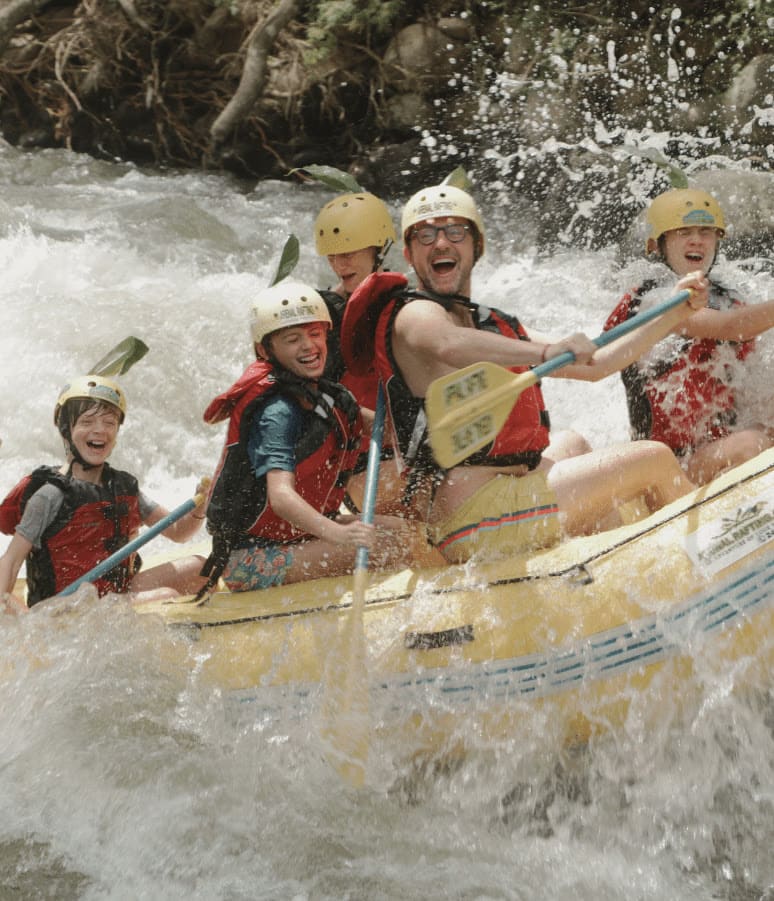 Balsa River White Water Rafting – Class II & III private tour in La Fortuna Costa Rica